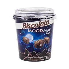Печенье Biscolata Mood Bitter с черным шоколадом 115 гр