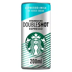 Кофейный напиток Starbucks Doubleshot No Sugar без сахара 200мл, Дания