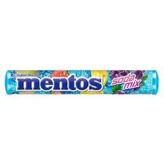 Жевательные конфеты Mentos Roll Soda Mix 37г, Индонезия