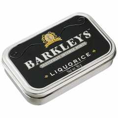 Леденцы BARKLEY'S Mints Liquorice лакрица 50 г, Нидерланды