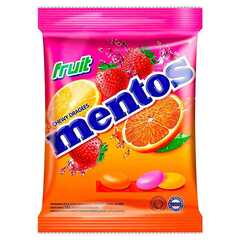 Жевательные конфеты Mentos Fruit Ментос фрукты 135г, Нидерланды