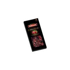 Горький шоколад Delaviuda с красными ягодами 120 г