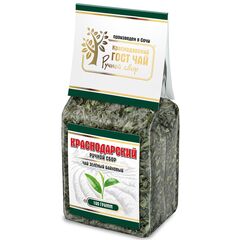 Краснодарский чай Ручной сбор 100гр зеленый крупнолистовой байховый
