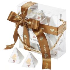 Конфеты LUX CANDY Pharaon молочный шоколад с начинкой лесной орех и цельным миндалем 480г