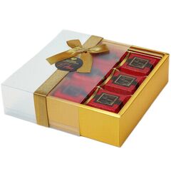 Конфеты LUX CANDY TI AMO темный шоколад с карамельной начинкой 170г