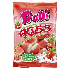 Мармелад TROLLI STRAWBERRY KISS Клубничный поцелуй 100г
