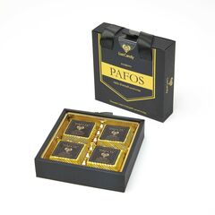 Конфеты LUX CANDY PAFOS темный шоколад со сливочным кремом 115г