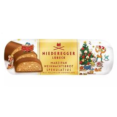 Батончик NIEDEREGGER марципановый Рождественский с печеньем и корицей 125г