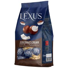 Конфеты LEXUS Coconut из молочного шоколада с кокосовым кремом 200г