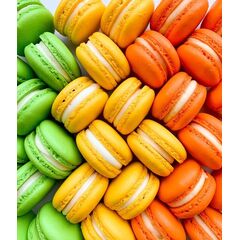Ассорти макаронс Яркие краски 12шт