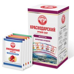 Краснодарский чай Ручной сбор АССОРТИ ФРУКТЫ-ЯГОДЫ 25пак-саше 50гр