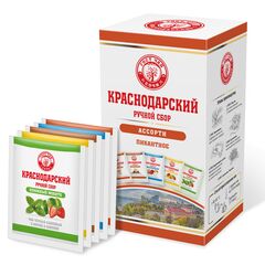 Краснодарский чай Ручной сбор АССОРТИ ПИКАНТНАЯ 25пак-саше 50гр