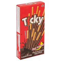 Печенье Тайские бисквитные палочки С ШОКОЛАДНЫМ КРЕМОМ Ticky, Unifirms, 40г