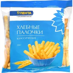 Палочки хлебные ЛЕНТА классические, 150 г - 10 шт.