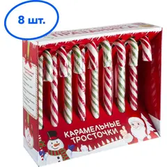 Сладкая Сказка Карамельные тросточки, 8 шт по 15 г