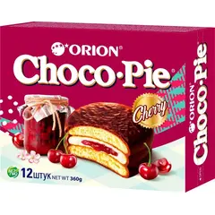 Пирожное Choco Pie Вишня, 360 г