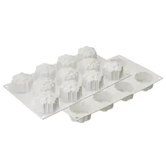 Форма для приготовления пирожных и конфет Snowflakes 30,5 х 18 см
