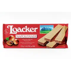 Вафли Loacker хрустящие с лесным орехом, 175г, 6 штук
