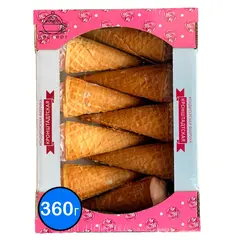 Зефир в вафельном рожке / ваниль КФ КРОНШТАДТСКАЯ, 360г