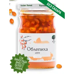 Джем из Облепихи без сахара "Русский лес" 220грамм