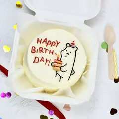 Бенто торт с мишкой Happy birthday