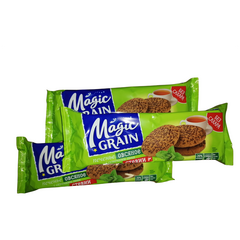 Печенье овсяное сдобное MAGIC GRAIN с семенами льна и экстрактом стевии, 150 г - 5 шт.