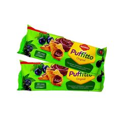 Печенье слоеное "Puffitto" /c начинкой "Черная смородина"/ 2штх125г