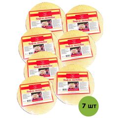 Вафельные коржи для торта /круглые/светлые/7упак.по -4 коржа/д-27см/
