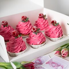 Капкейки к празднику набор 6 шт