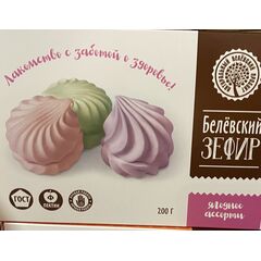 Белевский зефир 2шт по 200гр Белевский натуральный продукт