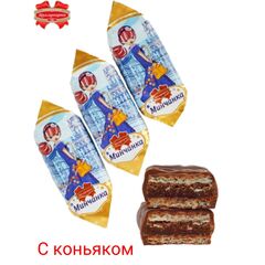 Шоколадные конфеты Минчанка с коньяком Коммунарка
