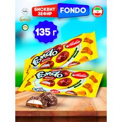 AIDIN Зефир на бисквите в глазури и сахарной посыпке FONDO, Иран