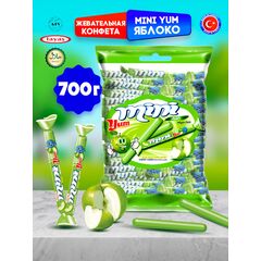 Жевательные палочки конфетки яблоко MINIYUM 700г.